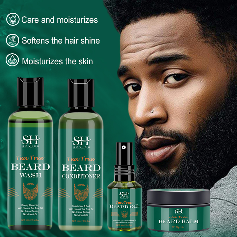 Set di oli per barba da tè per - Hair Care Organic recensione e prezzo